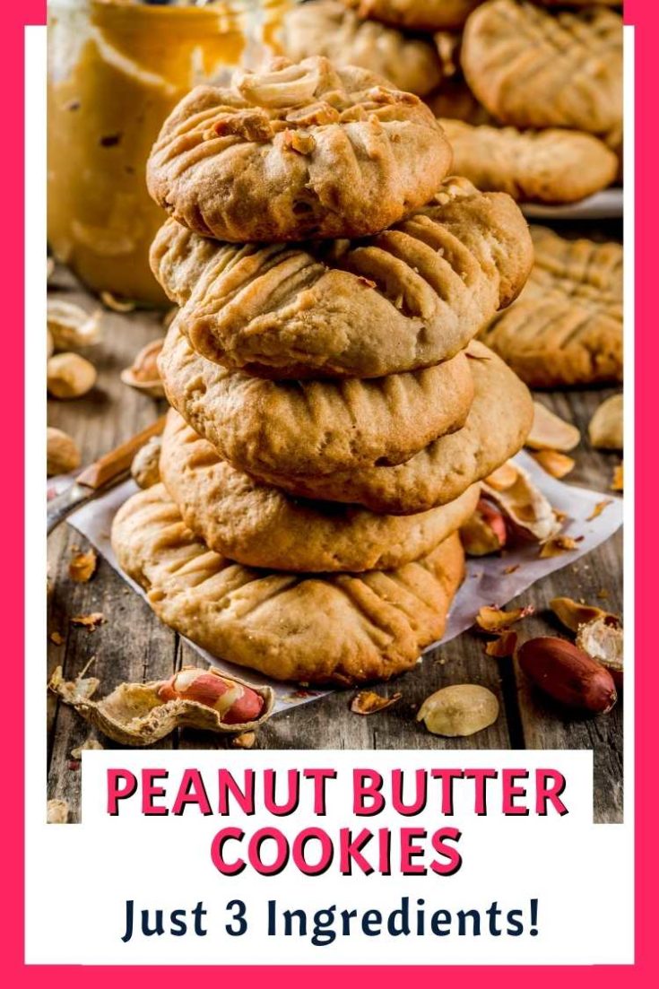 3 Ingredient Peanut Butter Cookies 2