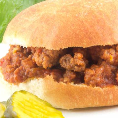 Old Fashioned, Homemade Sloppy Joes