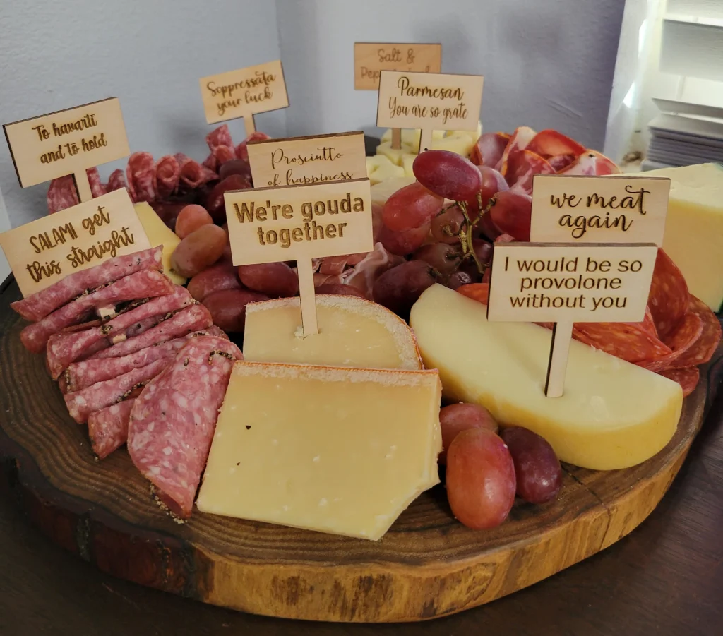 Creations by CQShop Cheese Signs Best Hostess Gifts