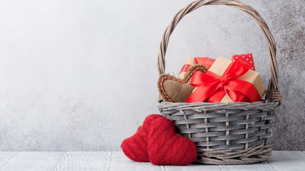 Valentines Day Gift Basket.